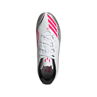 Adidas Junior Football Boot F50 Messi Club FG/MG Cloud White/Lucid Red/Silver Metallic