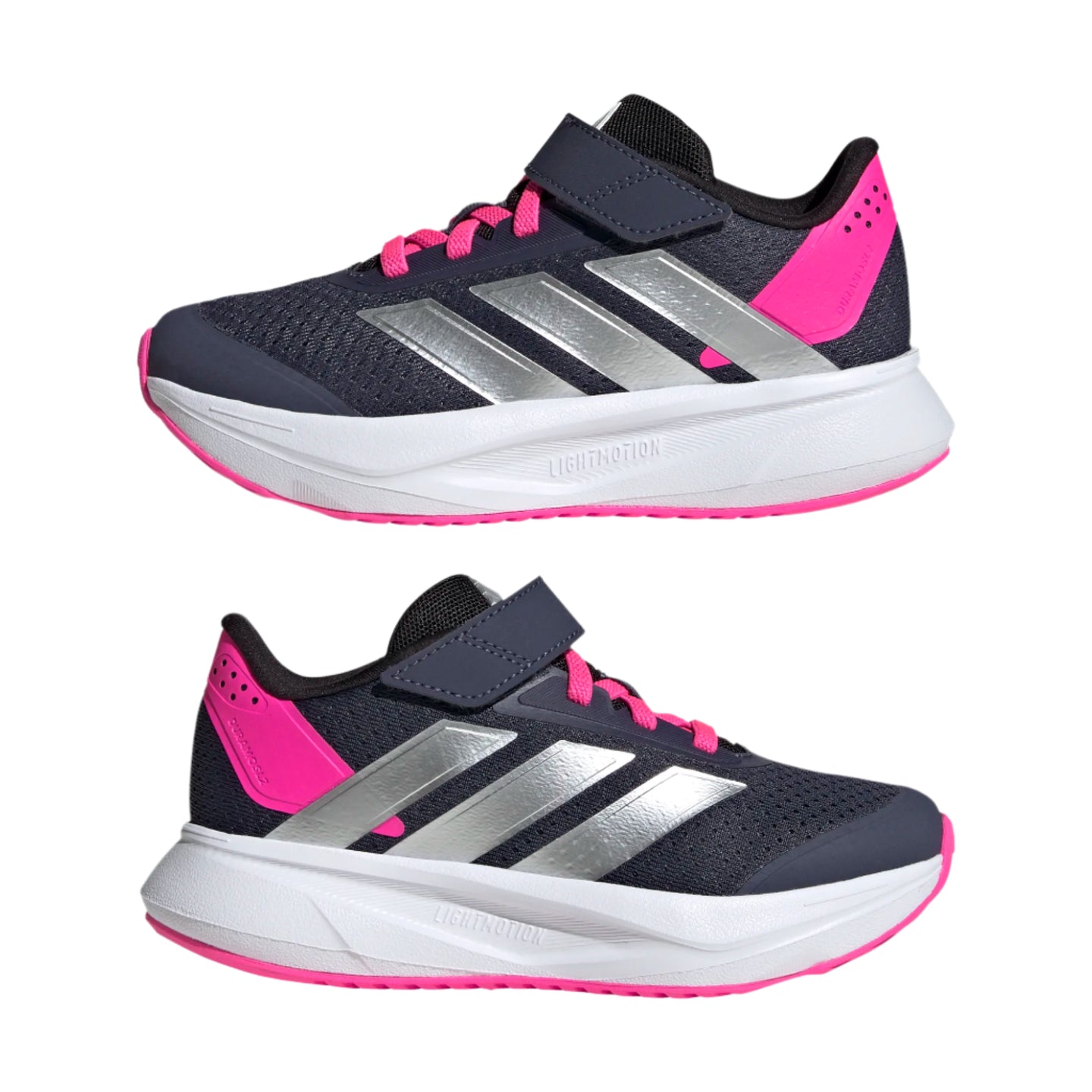 Adidas Girls Trainer Duramo SL2 EL Navy/Silver/Pink