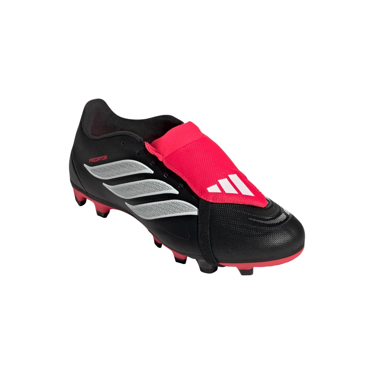 Adidas Adults Football Boot Predator Club FT FG/MG Core Black/Cloud White/Lucid Red