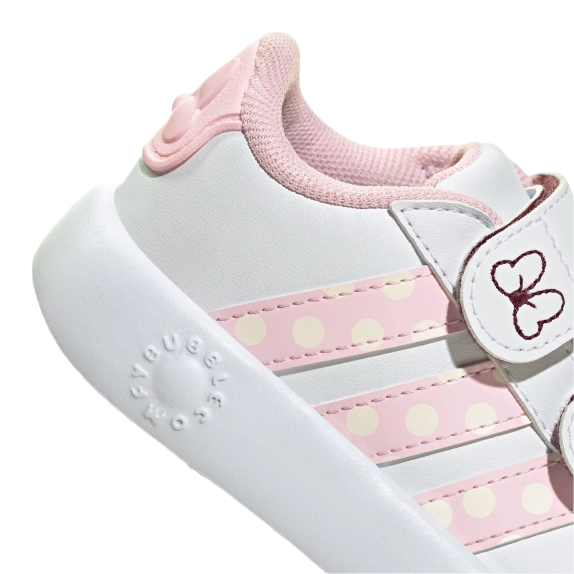 Adidas Girls Trainer Grand Court Minnie CF I White/Pink/White