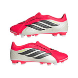 Adidas Adults Football Boot Predator Club FT FG/MG Lucid Red/Core Black/Cloud White