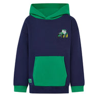Lighthouse Boys Hoodie Jasper Green Tractor
