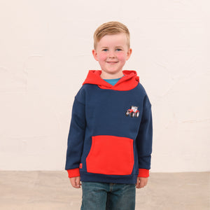 Lighthouse Boys Hoodie Jasper Red Tractor