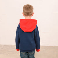 Lighthouse Boys Hoodie Jasper Red Tractor