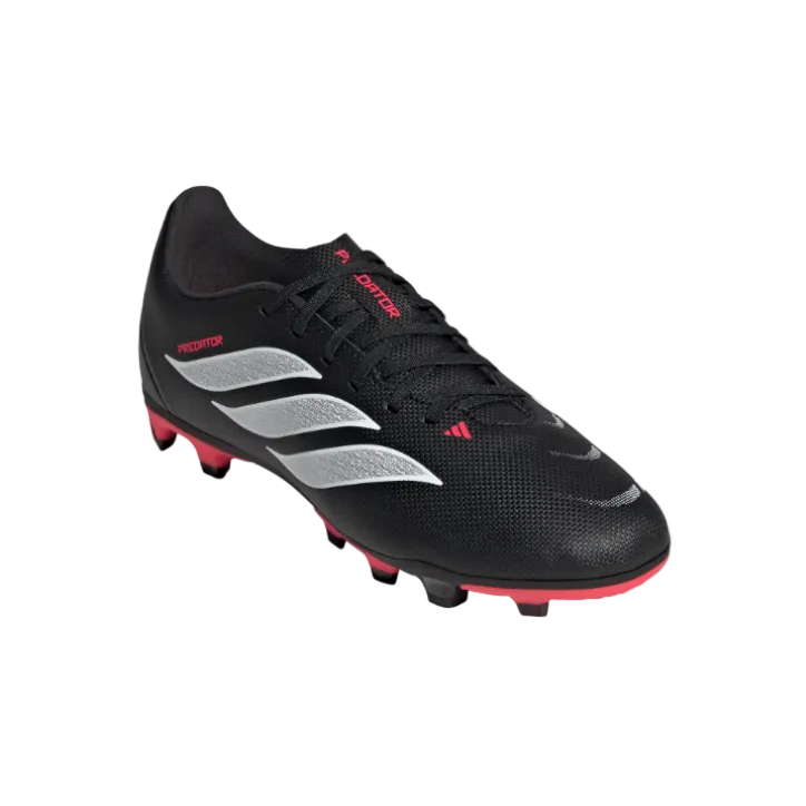 Adidas Junior Football Boot Predator Club FG/MG Black/White/Lucid Red