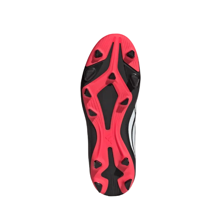 Adidas Junior Football Boot Predator Club FG/MG Black/White/Lucid Red