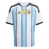 Adidas Argentina Youth Home Jersey 26 White