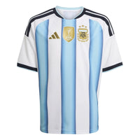 Adidas Argentina Youth Home Jersey 26 White