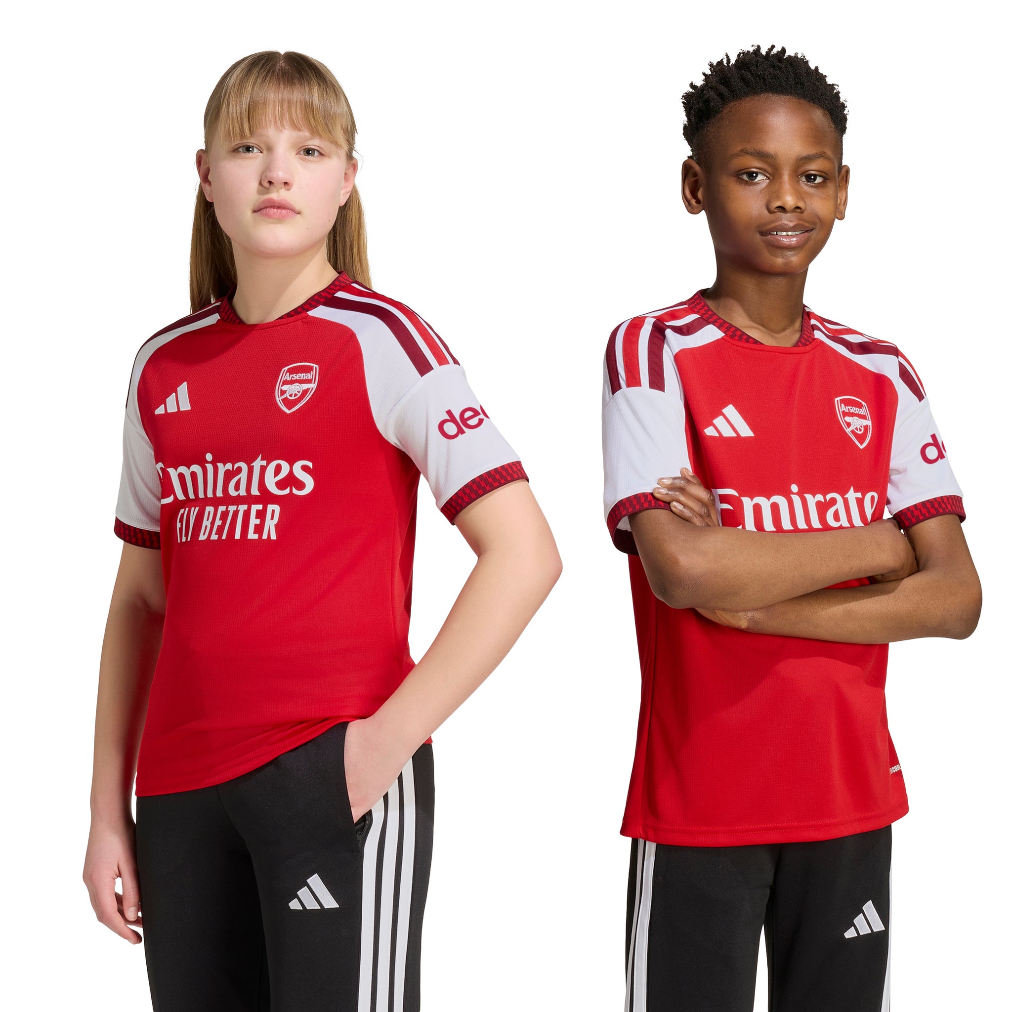 Adidas Arsenal FC Youth Home Jersey 26/27 Better Scarlet