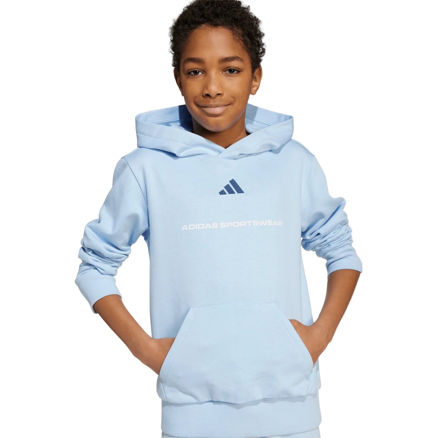 Adidas Boys Hoodie KC2805 GloBlu