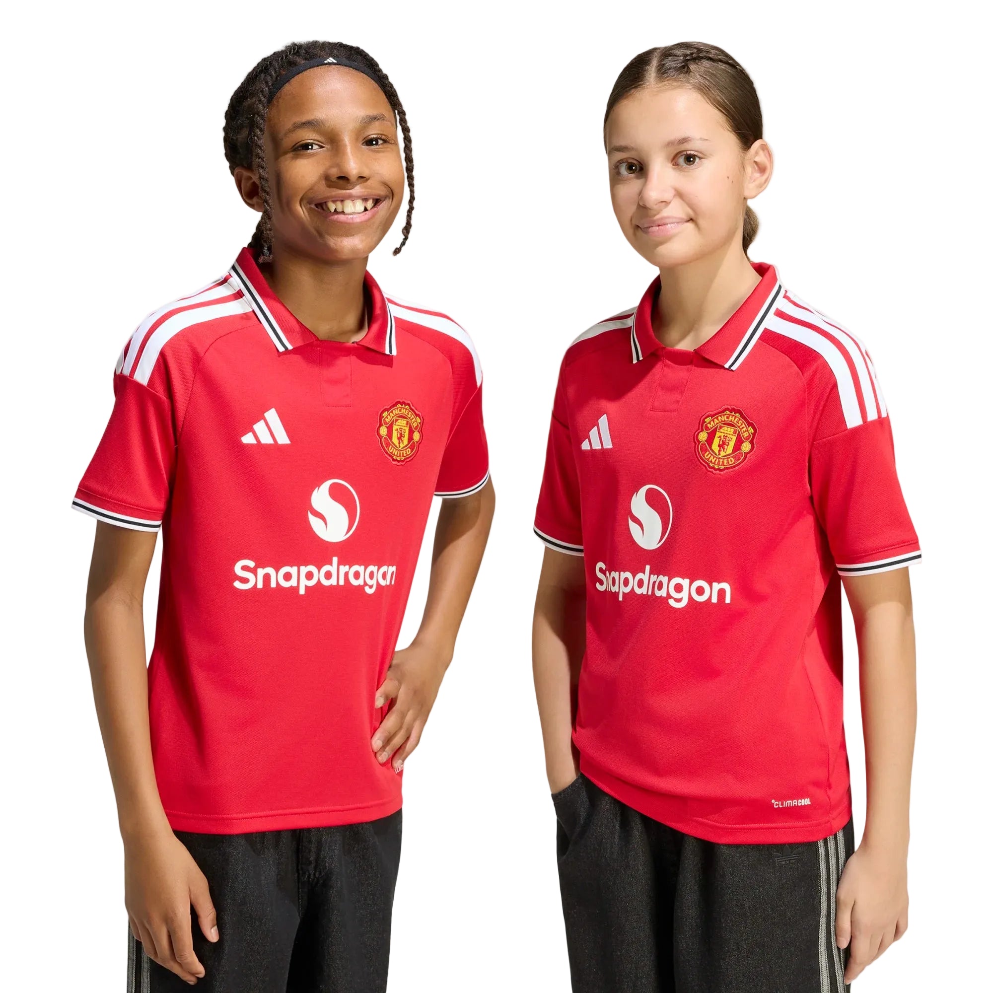Adidas Manchester United Youth Home Jersey 26/27 Red