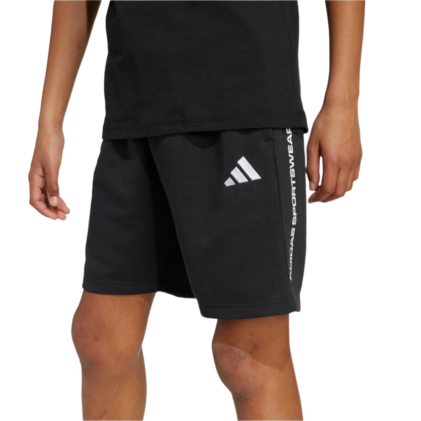 Adidas Boys Shorts French Terry Black