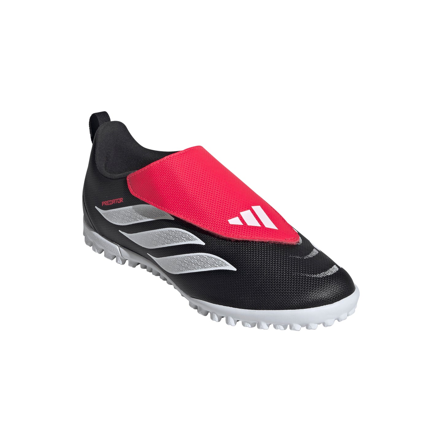 Adidas Junior Astro Turf Boot Predator Club Velcro TF Black
