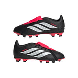 Adidas kids' black and white boot