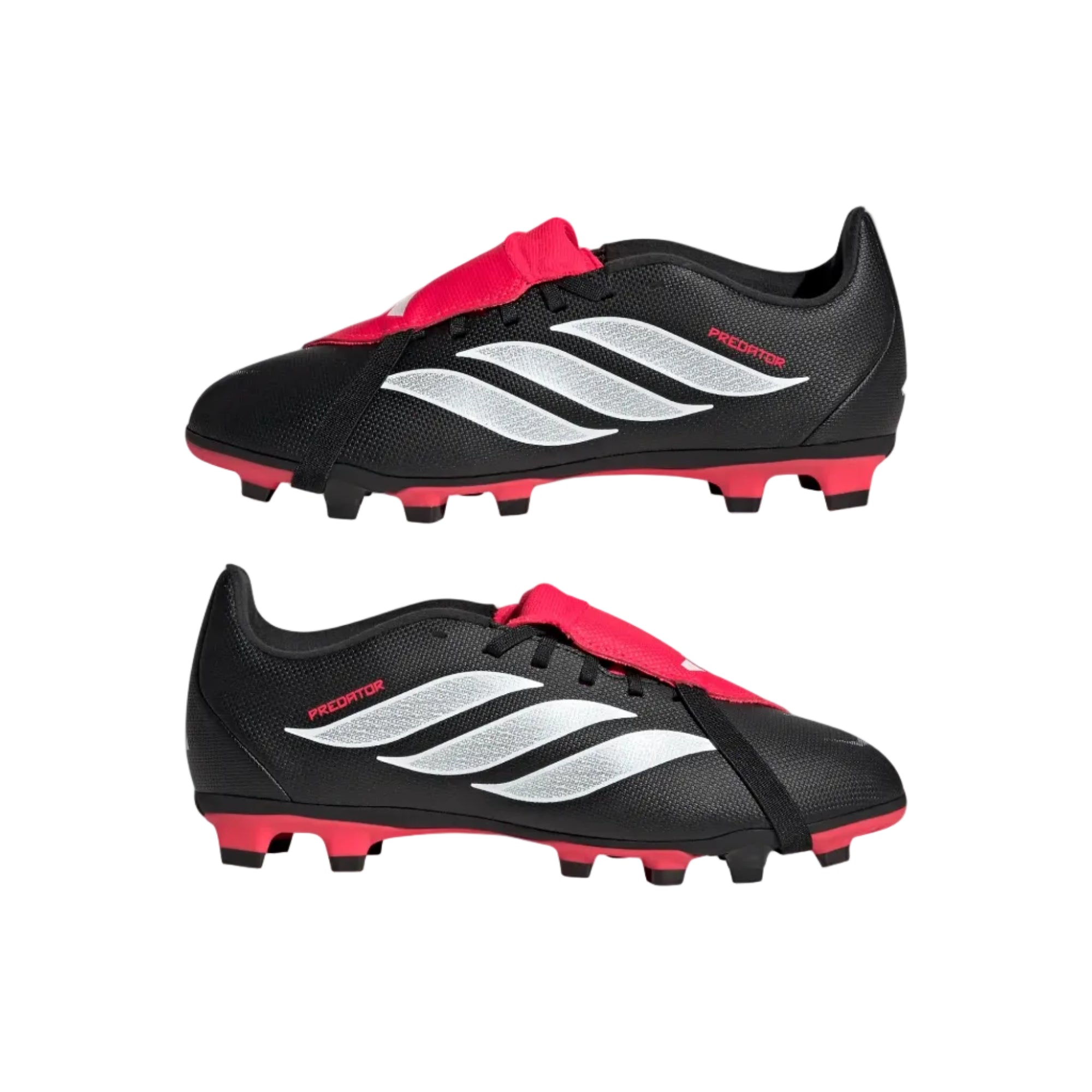Adidas kids' black and white boot