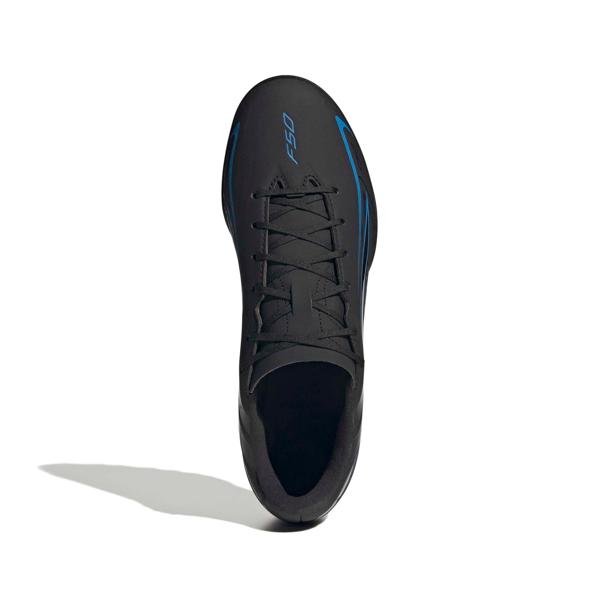 Adidas Adults Turf Boot F50 Hyperfast Club Core Black/Lucid Ray Blue