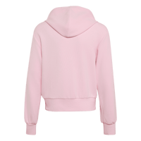 Adidas Girls Full Zip Hoodie Pink