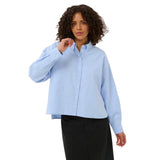 Kaffe Womens Shirt Vaiana Blue Fog
