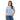 Kaffe women's blue short-sleeve knitted jumper