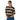 Kaffe women's brown and cream striped t-shirt