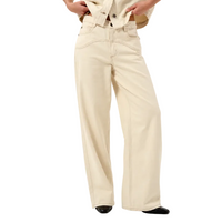 Kaffe Women's KAcatharina High Waist Off White Washed Jeans