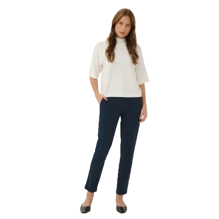 Kaffe Women's KAlandi Pants Midnight Marine
