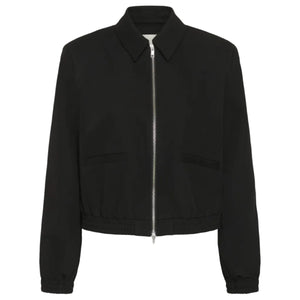 Kaffe Womens Bomber Jacket Sakura Black Deep