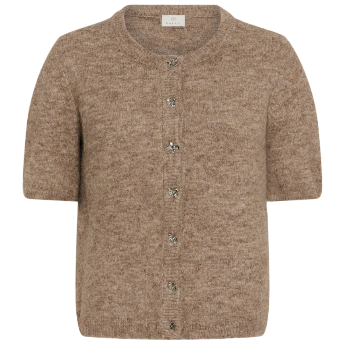 Kaffe Womens Cardigan Martine Desert Taupe Melange
