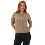 Kaffe Womens Cardigan Martine Desert Taupe Melange