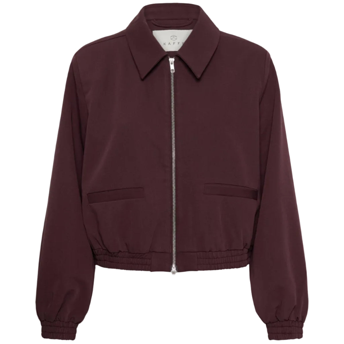 Kaffe women's Sakura bomber jacket in fudge