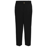 Kaffe Womens Pants Heather Cropped Black Deep