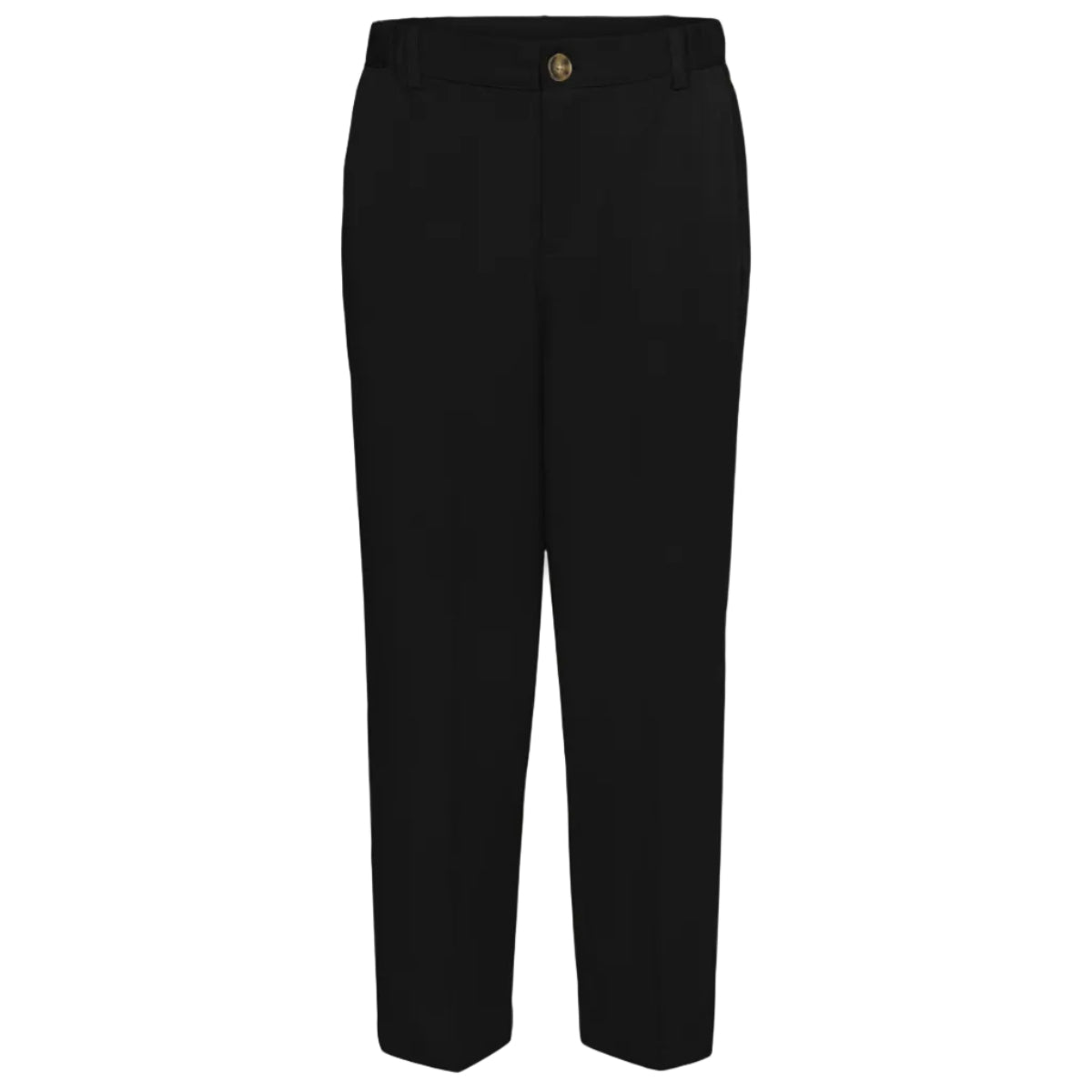 Kaffe Womens Pants Heather Cropped Black Deep
