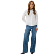 Kaffe Womens Shirt Suzi Optical White