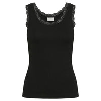 Kaffe Womens Top Omi Black Deep