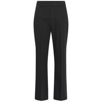 Kaffe Womens Trousers Sakura Flared Black Deep