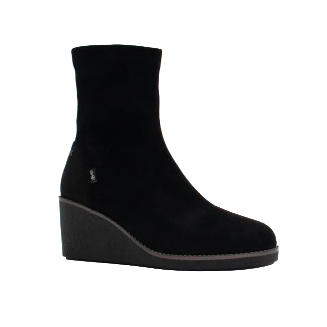 Kate Appleby Gairloch women's black wedge boots