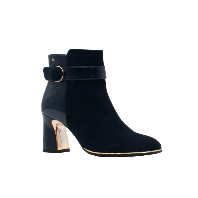 Kate Appleby Alconbury women's sapphire ankle boots with tonal panels