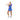 Gym+Coffee Womens Contender Shorts Tidal Blue