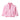 Gym+Coffee girls' polar fleece half zip in pink blossom