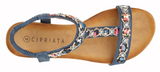Cipriata Womens Lia Sandal Blue