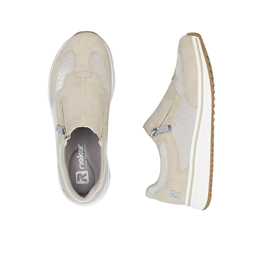Rieker Womens Trainer L5854 Beige