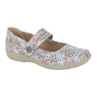 Boulevard women's synthetic leather shoe with velcro
