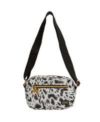 Barbour International Cross Body Bag Boulevard Micro Bio Ink Leopard Print