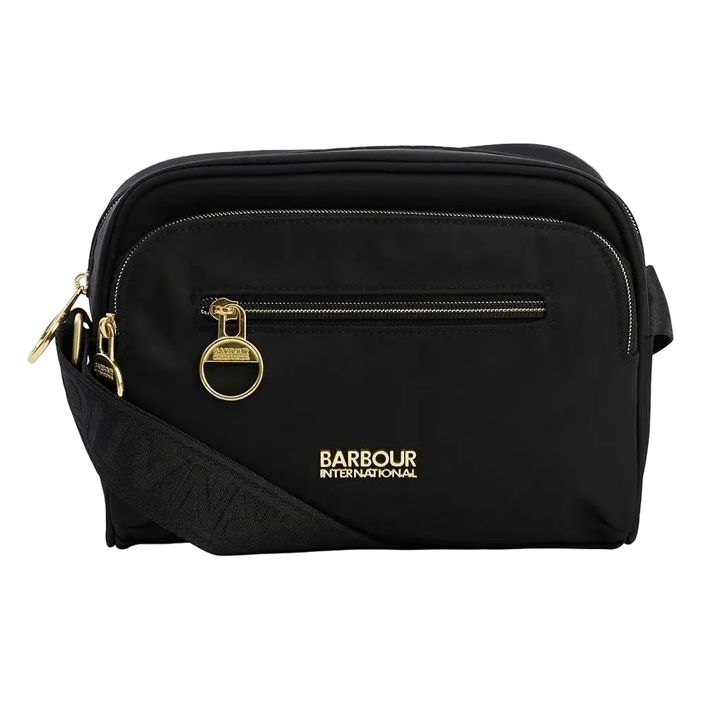 Barbour International Womens Bag Qualify Slim Crossbody Black