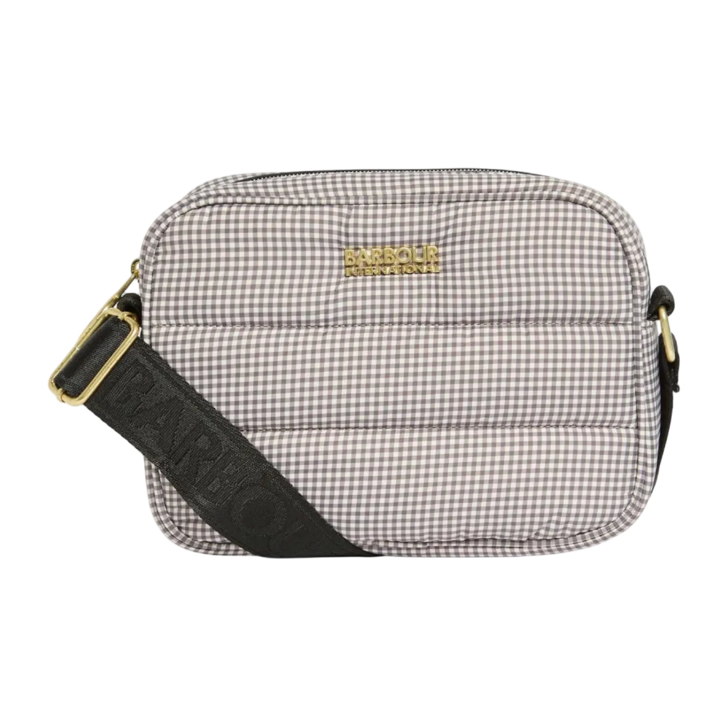 Barbour International Womens Bag Monaco Crossbody Truffle Check