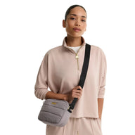 Barbour International Womens Bag Monaco Crossbody Truffle Check