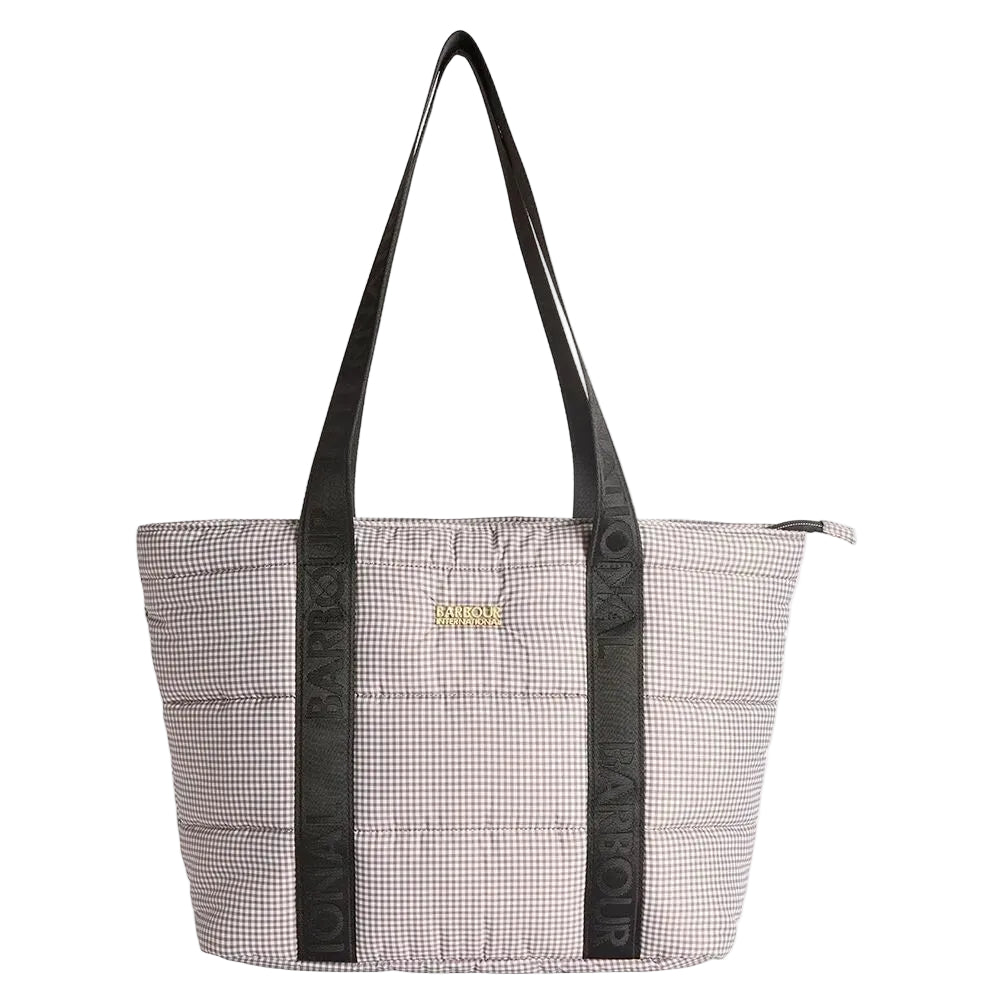 Barbour International Womens Bag Monaco Tote Truffle Check