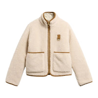 Barbour Womens Jacket Elenora Casual Fleece Cream