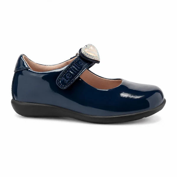 Lelli Kelly girls' blue patent shoe