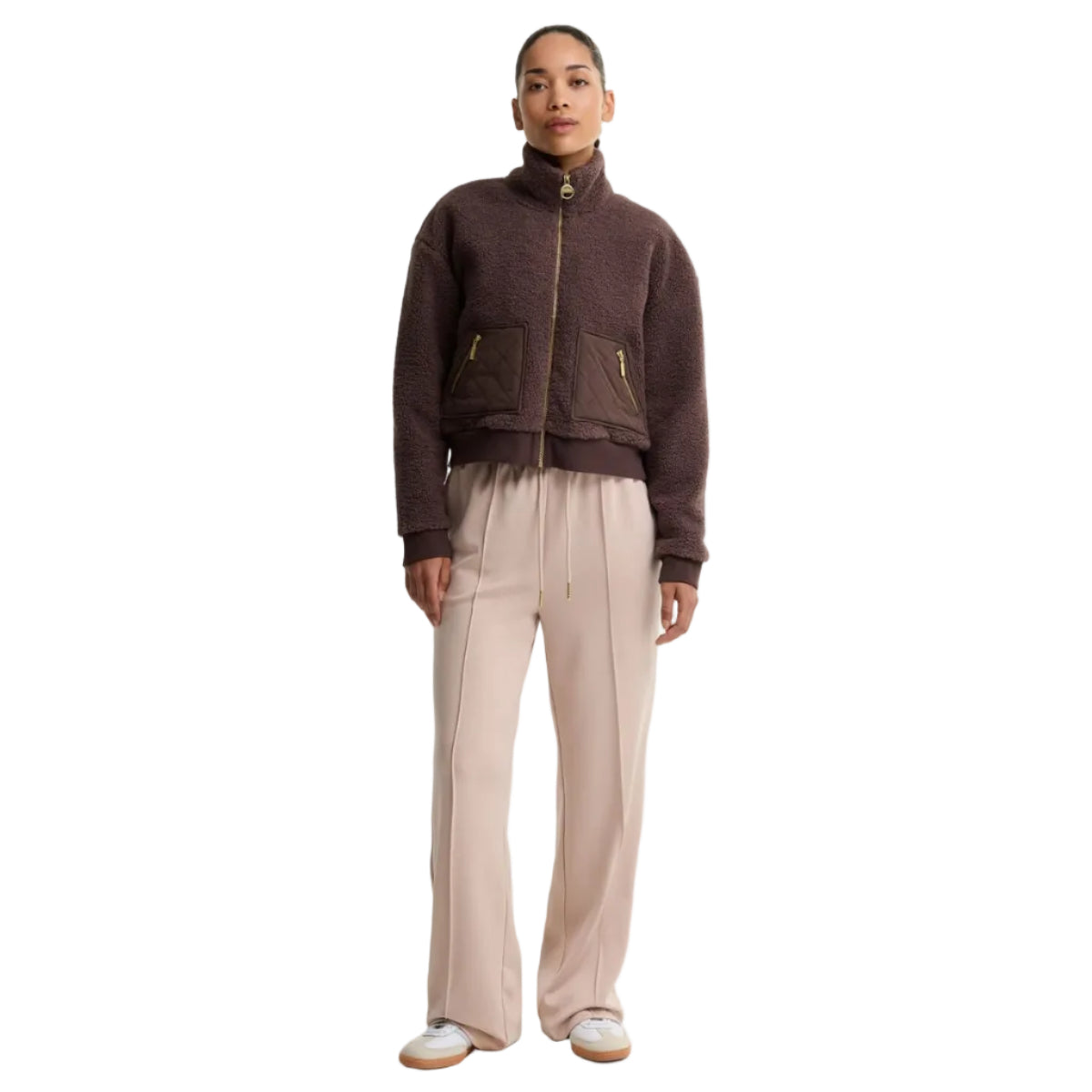 Barbour International Womens Fleece Gea Truffle